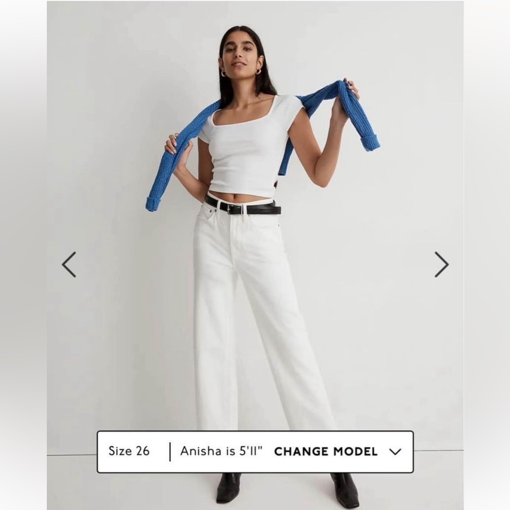 Madewell Perfect Vintage Wide Leg Crop - Picture 2 of 3